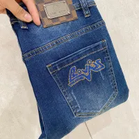 Cheap Louis Vuitton LV Jeans For Men #1419297 Replica Wholesale [$85.00 USD] [ITEM#1419297] on Replica Louis Vuitton LV Jeans