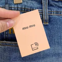 Cheap MIU MIU Jeans For Men #1419298 Replica Wholesale [$85.00 USD] [ITEM#1419298] on Replica MIU MIU Jeans