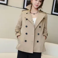 Cheap Burberry Trench Coat Long Sleeved For Women #1419500 Replica Wholesale [$160.00 USD] [ITEM#1419500] on Replica Burberry Trench Coat