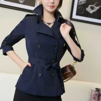 Cheap Burberry Trench Coat Long Sleeved For Women #1419514 Replica Wholesale [$160.00 USD] [ITEM#1419514] on Replica Burberry Trench Coat