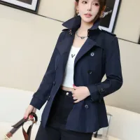 Cheap Burberry Trench Coat Long Sleeved For Women #1419514 Replica Wholesale [$160.00 USD] [ITEM#1419514] on Replica Burberry Trench Coat