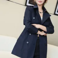 Cheap Burberry Trench Coat Long Sleeved For Women #1419541 Replica Wholesale [$160.00 USD] [ITEM#1419541] on Replica Burberry Trench Coat