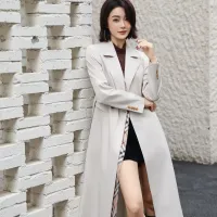 Cheap Burberry Trench Coat Long Sleeved For Women #1419553 Replica Wholesale [$170.00 USD] [ITEM#1419553] on Replica Burberry Trench Coat