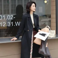 Cheap Burberry Trench Coat Long Sleeved For Women #1419556 Replica Wholesale [$170.00 USD] [ITEM#1419556] on Replica Burberry Trench Coat