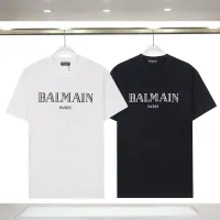 Cheap Balmain T-Shirts Short Sleeved For Unisex #1419636 Replica Wholesale [$29.00 USD] [ITEM#1419636] on Replica Balmain T-Shirts
