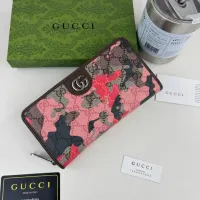 Cheap Gucci Long Wallets #1420013 Replica Wholesale [$42.00 USD] [ITEM#1420013] on Replica Gucci Wallets