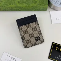 Cheap Gucci Card Holders #1420035 Replica Wholesale [$32.00 USD] [ITEM#1420035] on Replica Gucci Wallets