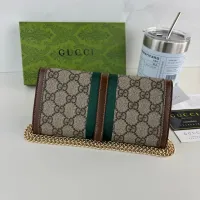 Cheap Gucci Long Wallets #1420048 Replica Wholesale [$48.00 USD] [ITEM#1420048] on Replica Gucci Wallets