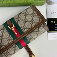 Cheap Gucci Long Wallets #1420048 Replica Wholesale [$48.00 USD] [ITEM#1420048] on Replica Gucci Wallets