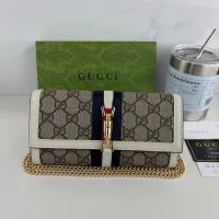 Cheap Gucci Long Wallets #1420049 Replica Wholesale [$48.00 USD] [ITEM#1420049] on Replica Gucci Wallets