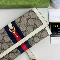 Cheap Gucci Long Wallets #1420049 Replica Wholesale [$48.00 USD] [ITEM#1420049] on Replica Gucci Wallets