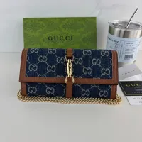 Cheap Gucci Long Wallets #1420050 Replica Wholesale [$48.00 USD] [ITEM#1420050] on Replica Gucci Wallets