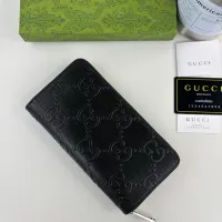 Cheap Gucci Long Wallets #1420063 Replica Wholesale [$45.00 USD] [ITEM#1420063] on Replica Gucci Wallets