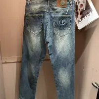 Cheap Dolce &amp; Gabbana D&amp;G Jeans For Men #1420220 Replica Wholesale [$45.00 USD] [ITEM#1420220] on Replica Dolce &amp; Gabbana D&amp;G Jeans