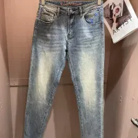 Cheap Louis Vuitton LV Jeans For Men #1420234 Replica Wholesale [$45.00 USD] [ITEM#1420234] on Replica Louis Vuitton LV Jeans