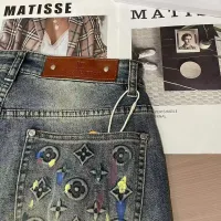 Cheap Louis Vuitton LV Jeans For Men #1420234 Replica Wholesale [$45.00 USD] [ITEM#1420234] on Replica Louis Vuitton LV Jeans