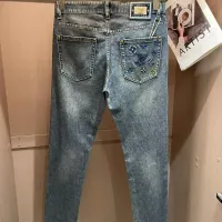 Cheap Louis Vuitton LV Jeans For Men #1420236 Replica Wholesale [$45.00 USD] [ITEM#1420236] on Replica Louis Vuitton LV Jeans