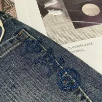 Cheap Louis Vuitton LV Jeans For Men #1420237 Replica Wholesale [$45.00 USD] [ITEM#1420237] on Replica Louis Vuitton LV Jeans