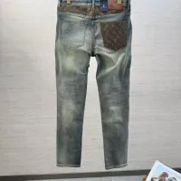 Cheap Louis Vuitton LV Jeans For Men #1420253 Replica Wholesale [$52.00 USD] [ITEM#1420253] on Replica Louis Vuitton LV Jeans