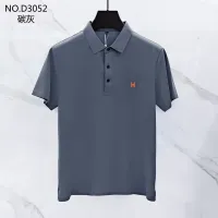 Cheap Hermes T-Shirts Short Sleeved For Men #1420303 Replica Wholesale [$40.00 USD] [ITEM#1420303] on Replica Hermes T-Shirts