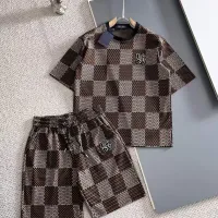 Cheap Louis Vuitton LV Tracksuits Short Sleeved For Men #1420433 Replica Wholesale [$56.00 USD] [ITEM#1420433] on Replica Louis Vuitton LV Tracksuits