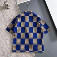 Cheap Louis Vuitton LV Tracksuits Short Sleeved For Men #1420434 Replica Wholesale [$56.00 USD] [ITEM#1420434] on Replica Louis Vuitton LV Tracksuits