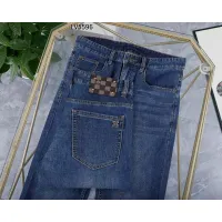 Cheap Louis Vuitton LV Jeans For Men #1420524 Replica Wholesale [$45.00 USD] [ITEM#1420524] on Replica Louis Vuitton LV Jeans