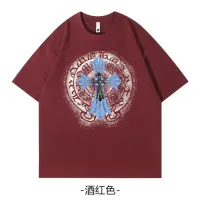 Cheap Chrome Hearts T-Shirts Short Sleeved For Unisex #1420737 Replica Wholesale [$34.00 USD] [ITEM#1420737] on Replica Chrome Hearts T-Shirts