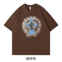 Cheap Chrome Hearts T-Shirts Short Sleeved For Unisex #1420738 Replica Wholesale [$34.00 USD] [ITEM#1420738] on Replica Chrome Hearts T-Shirts