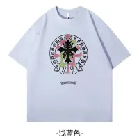 Cheap Chrome Hearts T-Shirts Short Sleeved For Unisex #1420765 Replica Wholesale [$34.00 USD] [ITEM#1420765] on Replica Chrome Hearts T-Shirts