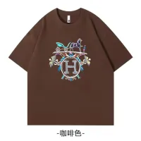 Cheap Hermes T-Shirts Short Sleeved For Unisex #1420797 Replica Wholesale [$34.00 USD] [ITEM#1420797] on Replica Hermes T-Shirts