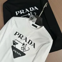 Cheap Prada Hoodies Long Sleeved For Men #1420849 Replica Wholesale [$48.00 USD] [ITEM#1420849] on Replica Prada Hoodies