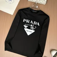 Cheap Prada Hoodies Long Sleeved For Men #1420850 Replica Wholesale [$48.00 USD] [ITEM#1420850] on Replica Prada Hoodies