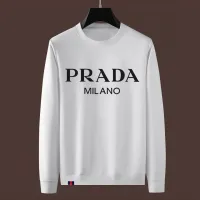 Cheap Prada Hoodies Long Sleeved For Men #1421101 Replica Wholesale [$48.00 USD] [ITEM#1421101] on Replica Prada Hoodies