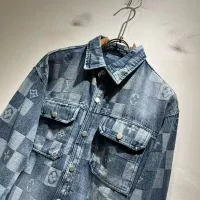 Cheap Louis Vuitton LV Jackets Long Sleeved For Men #1421188 Replica Wholesale [$72.00 USD] [ITEM#1421188] on Replica Louis Vuitton LV Jackets