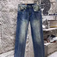 Cheap Louis Vuitton LV Jeans For Men #1421196 Replica Wholesale [$68.00 USD] [ITEM#1421196] on Replica Louis Vuitton LV Jeans