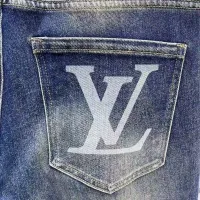 Cheap Louis Vuitton LV Jeans For Men #1421196 Replica Wholesale [$68.00 USD] [ITEM#1421196] on Replica Louis Vuitton LV Jeans