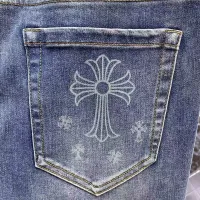 Cheap Chrome Hearts Jeans For Men #1421198 Replica Wholesale [$68.00 USD] [ITEM#1421198] on Replica Chrome Hearts Jeans