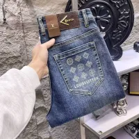 Cheap Louis Vuitton LV Jeans For Men #1421200 Replica Wholesale [$68.00 USD] [ITEM#1421200] on Replica Louis Vuitton LV Jeans