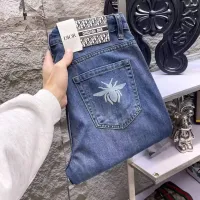 Cheap Christian Dior Jeans For Men #1421215 Replica Wholesale [$68.00 USD] [ITEM#1421215] on Replica Christian Dior Jeans