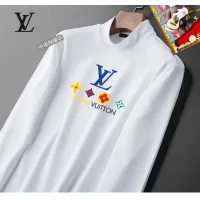 Cheap Louis Vuitton LV T-Shirts Long Sleeved For Men #1421437 Replica Wholesale [$40.00 USD] [ITEM#1421437] on Replica Louis Vuitton LV T-Shirts