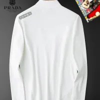 Cheap Prada T-Shirts Long Sleeved For Men #1421448 Replica Wholesale [$40.00 USD] [ITEM#1421448] on Replica Prada T-Shirts