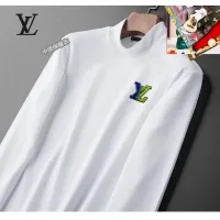 Cheap Louis Vuitton LV T-Shirts Long Sleeved For Men #1421475 Replica Wholesale [$40.00 USD] [ITEM#1421475] on Replica Louis Vuitton LV T-Shirts