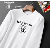 Cheap Balmain T-Shirts Long Sleeved For Men #1421481 Replica Wholesale [$40.00 USD] [ITEM#1421481] on Replica Balmain T-Shirts