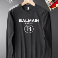 Cheap Balmain T-Shirts Long Sleeved For Men #1421482 Replica Wholesale [$40.00 USD] [ITEM#1421482] on Replica Balmain T-Shirts