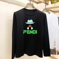 Cheap Fendi T-Shirts Long Sleeved For Unisex #1421523 Replica Wholesale [$34.00 USD] [ITEM#1421523] on Replica Fendi T-Shirts