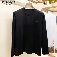 Cheap Prada T-Shirts Long Sleeved For Unisex #1421537 Replica Wholesale [$34.00 USD] [ITEM#1421537] on Replica Prada T-Shirts