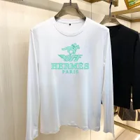 Cheap Hermes T-Shirts Long Sleeved For Unisex #1421539 Replica Wholesale [$34.00 USD] [ITEM#1421539] on Replica Hermes T-Shirts