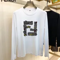 Cheap Fendi T-Shirts Long Sleeved For Unisex #1421544 Replica Wholesale [$34.00 USD] [ITEM#1421544] on Replica Fendi T-Shirts