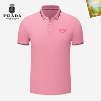 Cheap Prada T-Shirts Short Sleeved For Men #1421681 Replica Wholesale [$29.00 USD] [ITEM#1421681] on Replica Prada T-Shirts